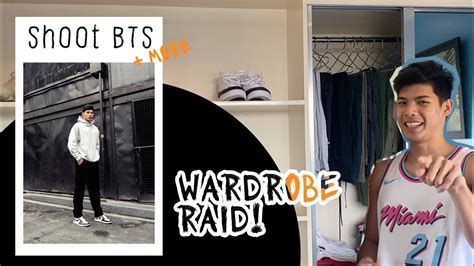 Wardrobe Tour + Shoot BTS .